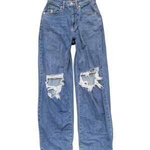 Wild Fable Highest Rise Baggy Wide Leg Jeans Size Women's 00/24R